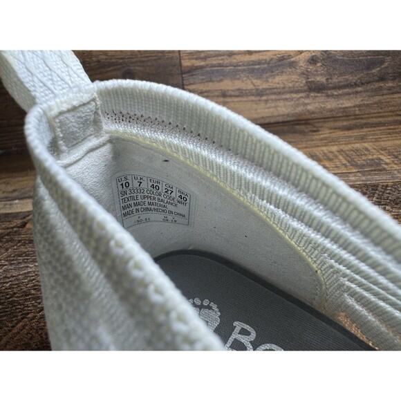 Skechers BOBS Womens Plush Golden Hour White Slip‎ On Mesh Loafer sz 10 - Picture 10 of 10